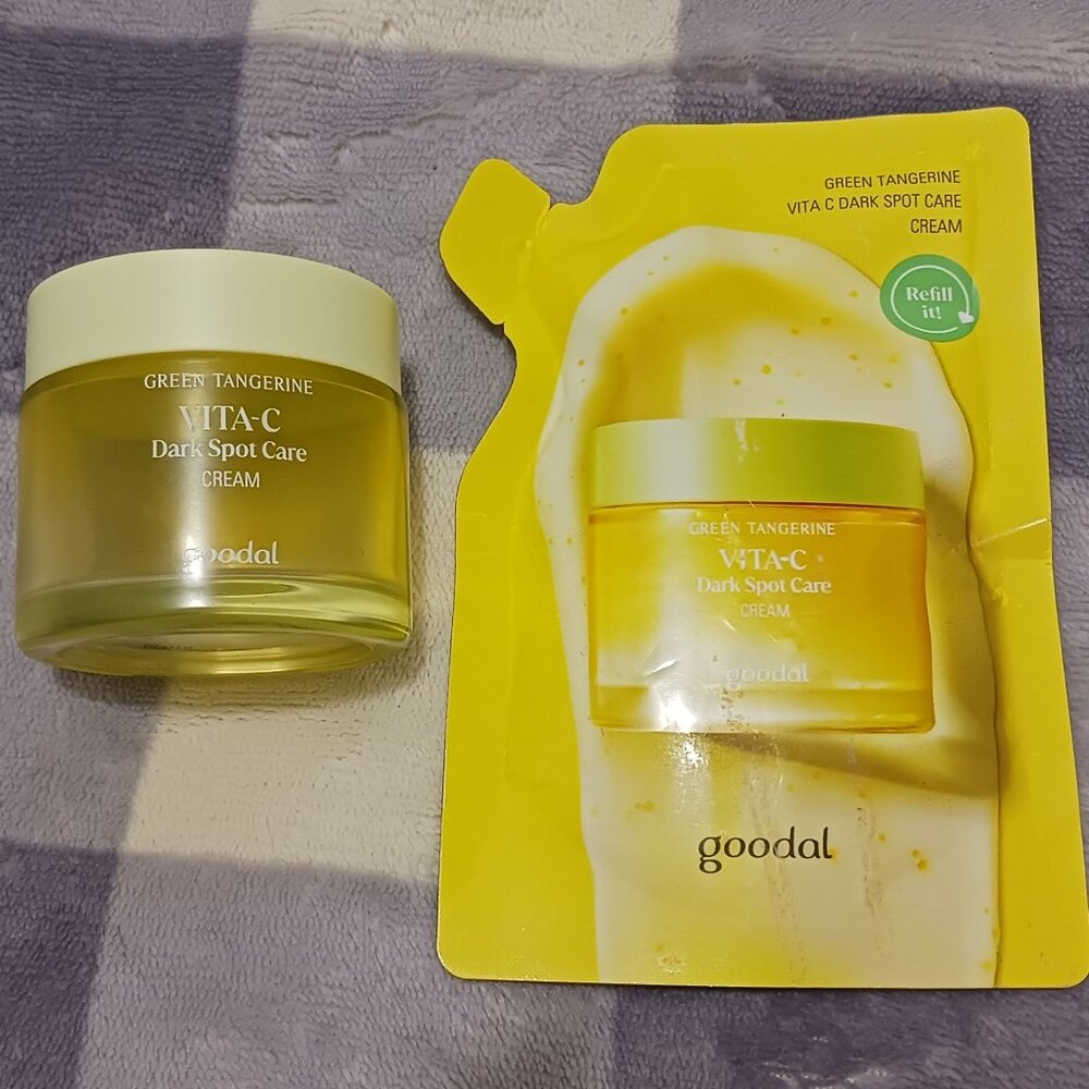 Goodal green tangerine vita C dark spot care cream